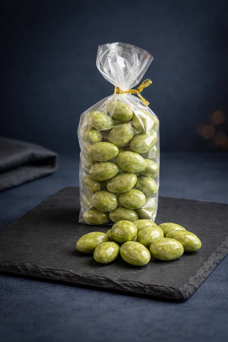 Amandes enrobées citron vert