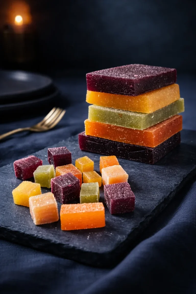 Assortiment de pâtes de fruits artisanales