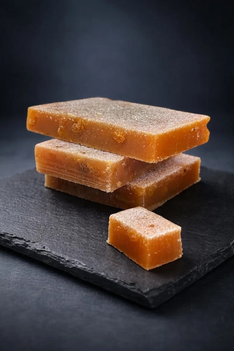 Pâte de fruits rhum raisin